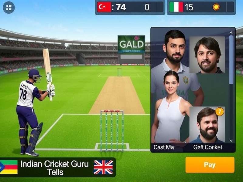 Indian Cricket Guru Game Screenshot